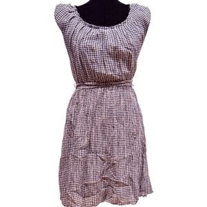 🌿 Lauren Conrad Gingham Sleeveless Dress – Size XS